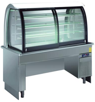 Витрина холодильная с ванной мостовая Electrolux 332036 (ZLRDW16B) в ШефСтор (chefstore.ru)